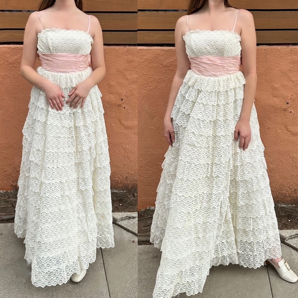 Vintage Dresses & Skirts - Vintage 1950’s Party Dress Wedding Gown